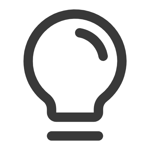 glödlampa ikon